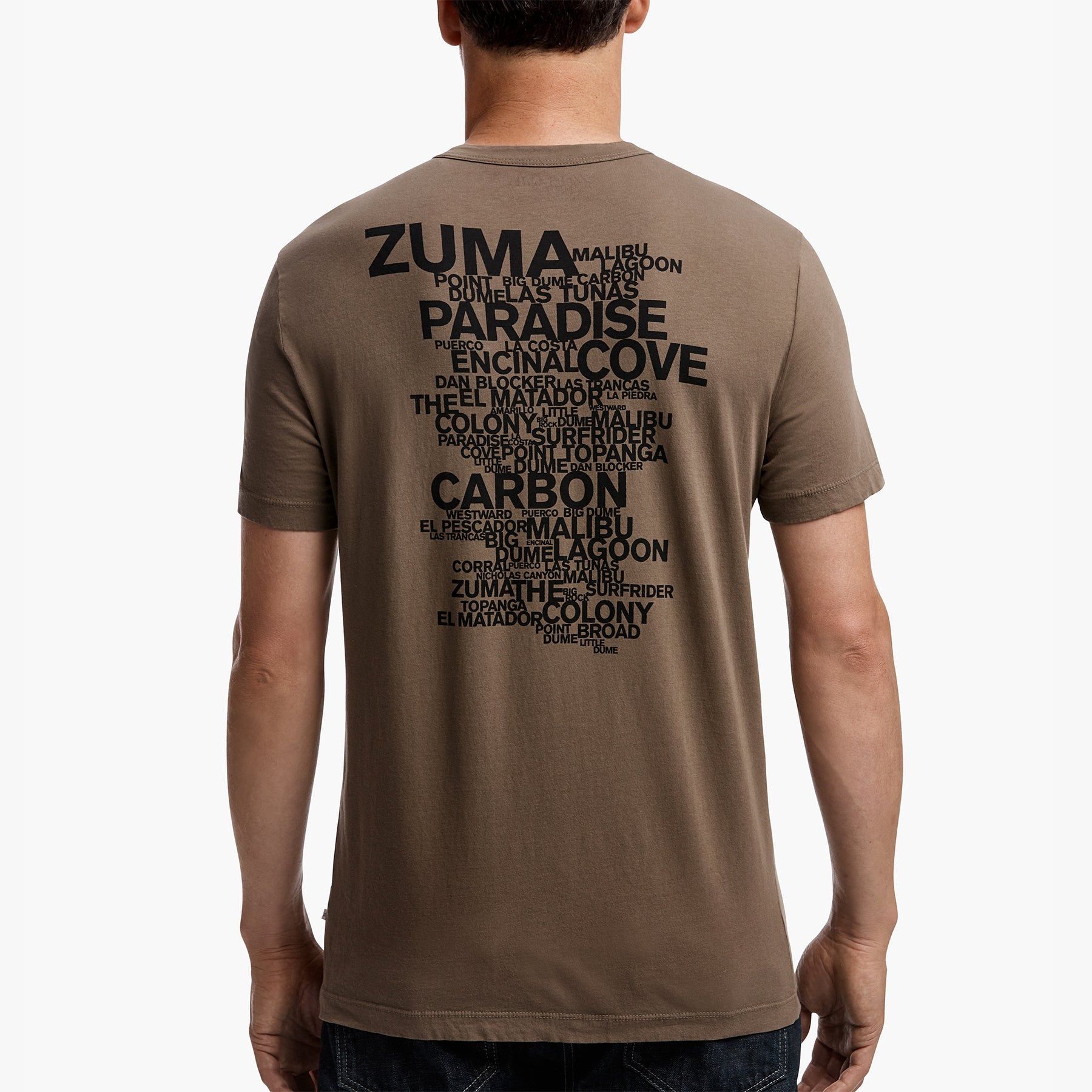 Malibu Beach Graphic Tee - Platoon/Indian Ink sold by James Perse