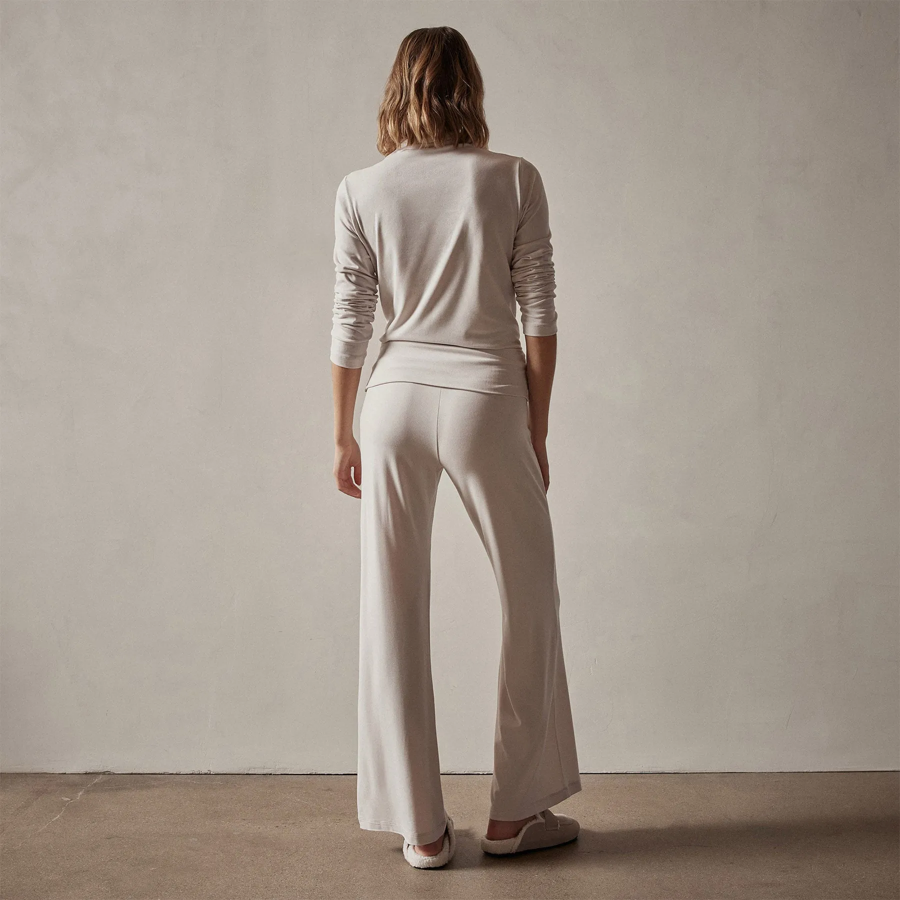 Wide Leg Lounge Pant - Stone sold by James Perse product image thumbnail 4