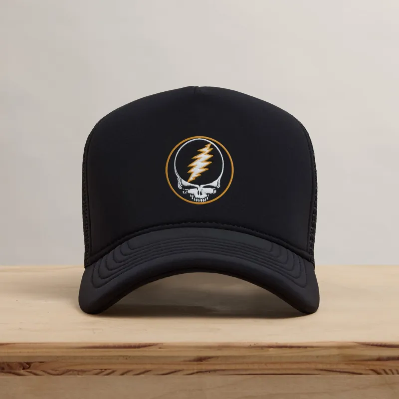 Grateful Dead Patch Trucker - Black sold by James Perse