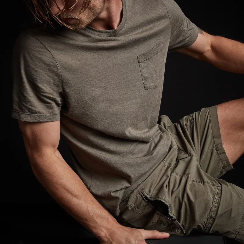 Recycled Lotus Jersey Pocket Tee - Platoon made by James Perse