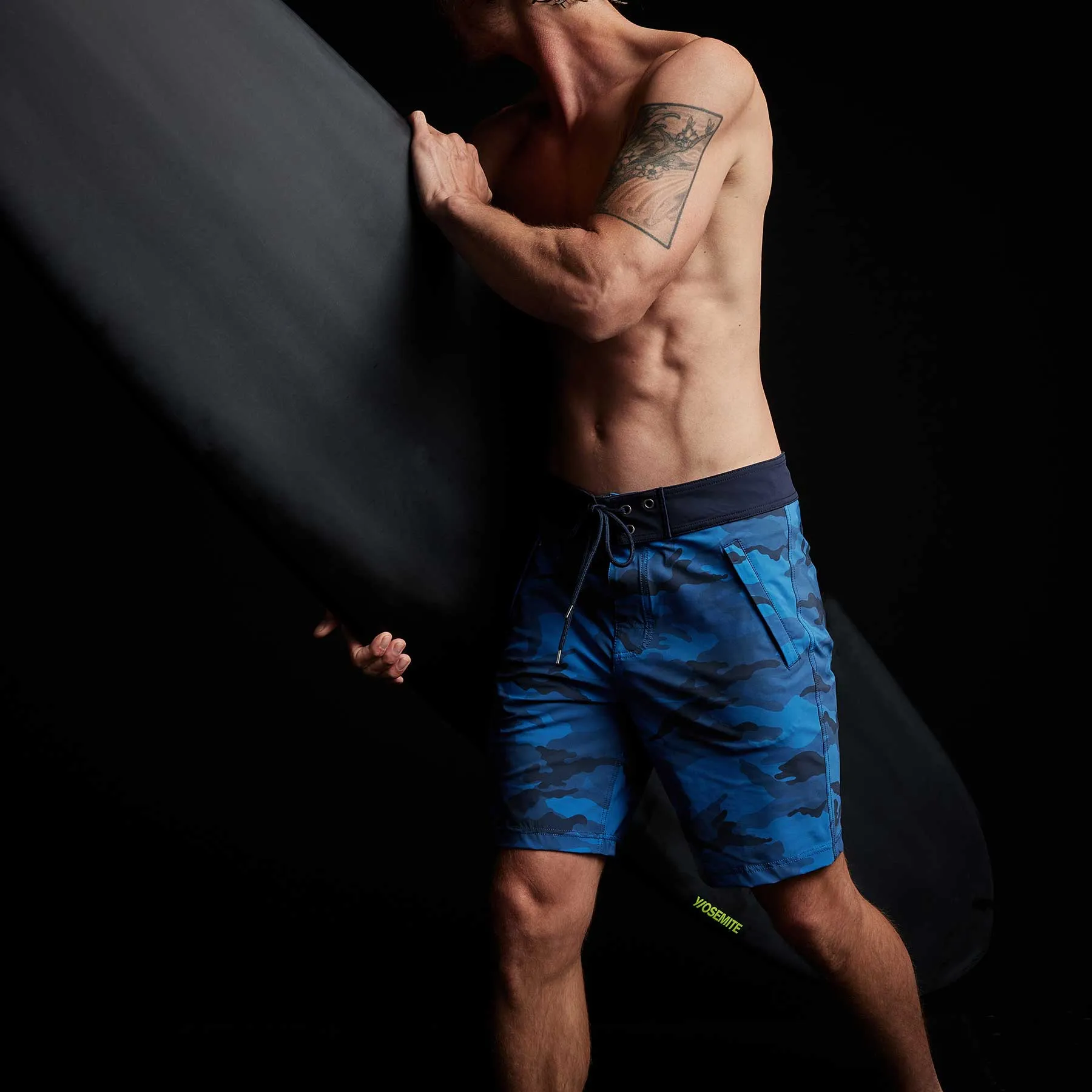 Camo Zip Pocket Boardshort - Pacific Camo/Deep sold by James Perse product image thumbnail 3