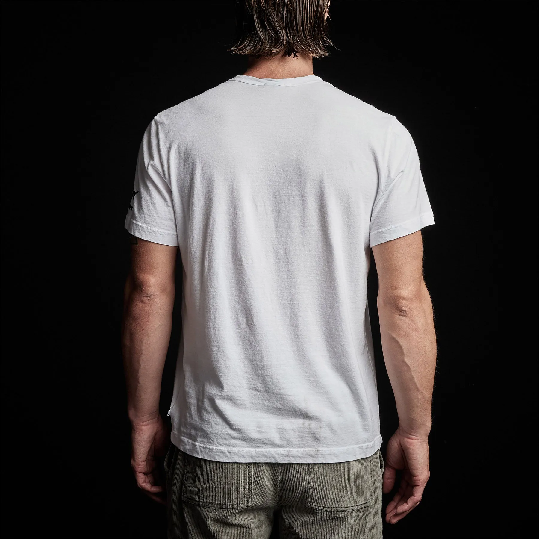 CA Gothic Short Sleeve Crew - White sold by James Perse product image thumbnail 4