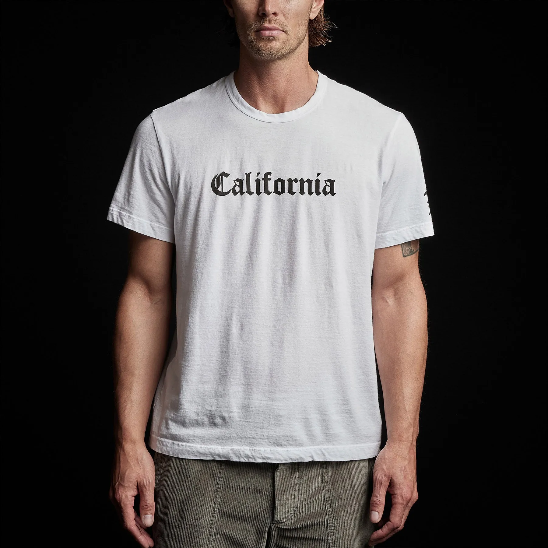 CA Gothic Short Sleeve Crew - White sold by James Perse product image thumbnail 3