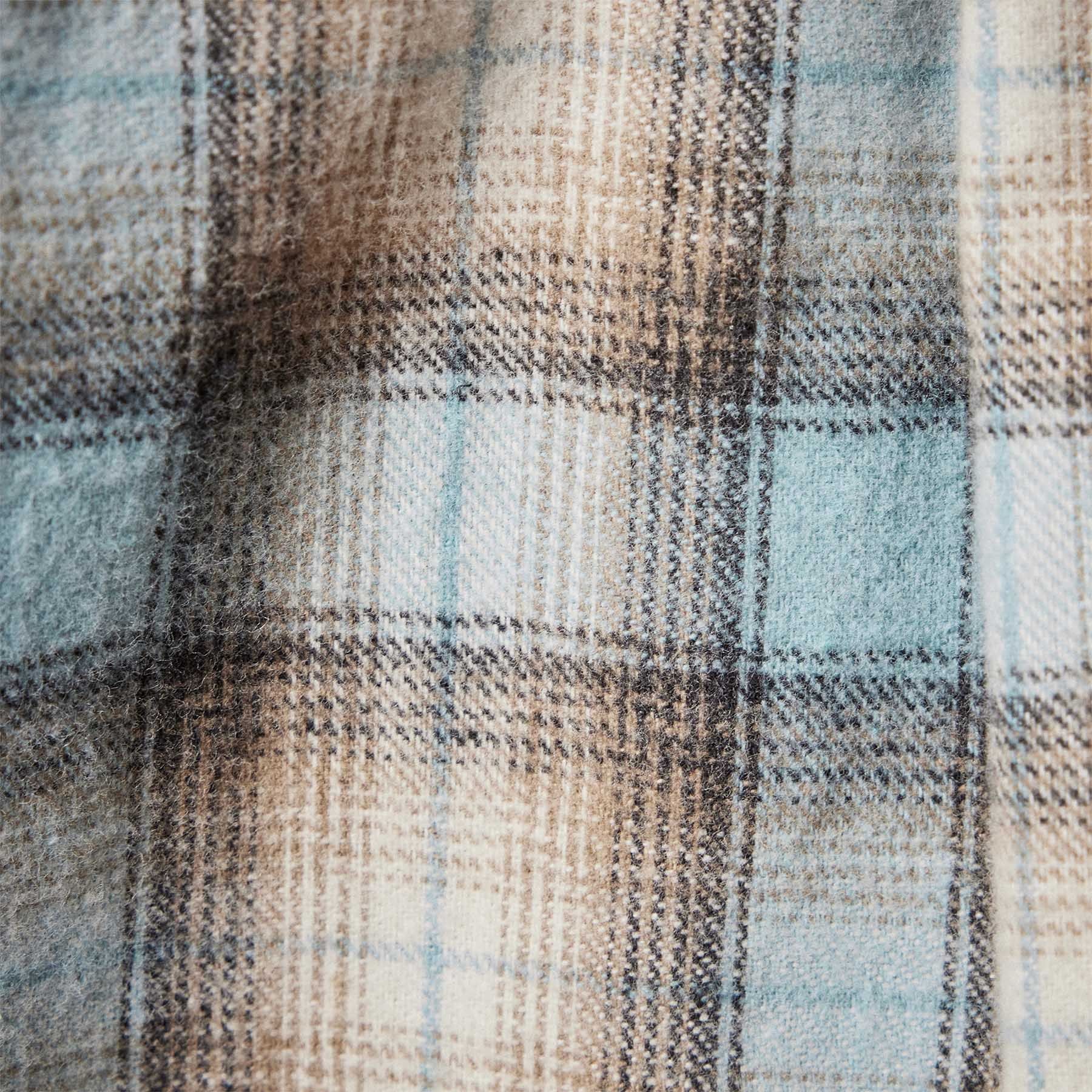 Plaid Flannel Shirt - Baby Blue sold by James Perse product image thumbnail 5
