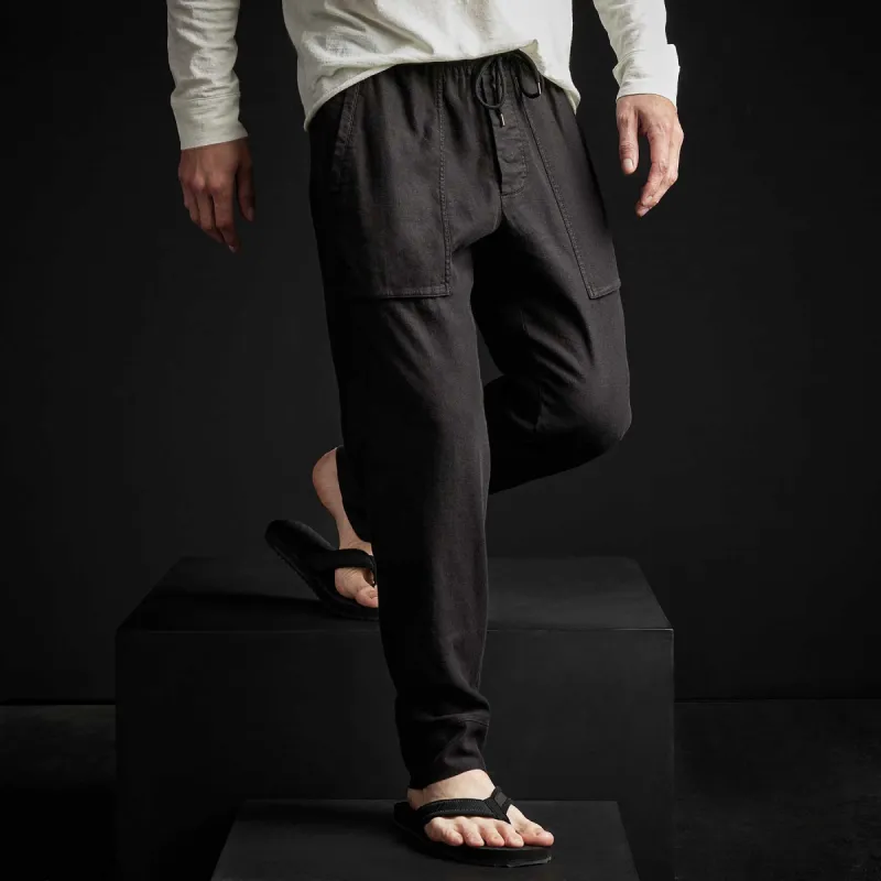 Patch Pocket Utility Pant - Black sold by James Perse