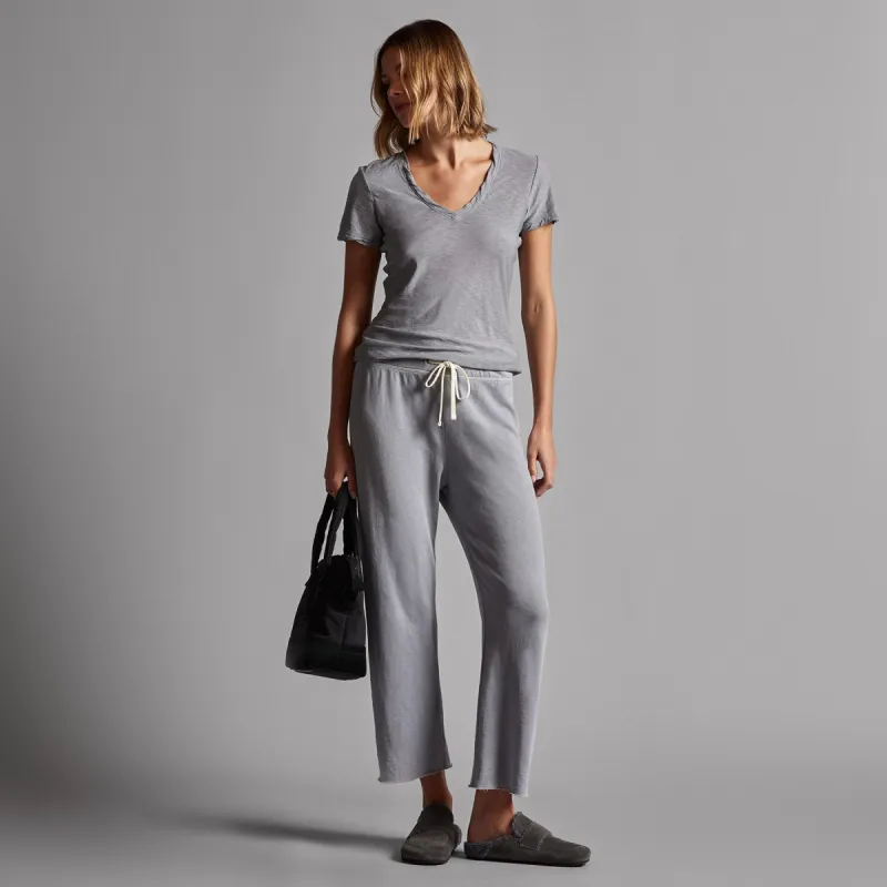 Vintage French Terry Cutoff Sweatpant - Breeze Pigment sold by James Perse