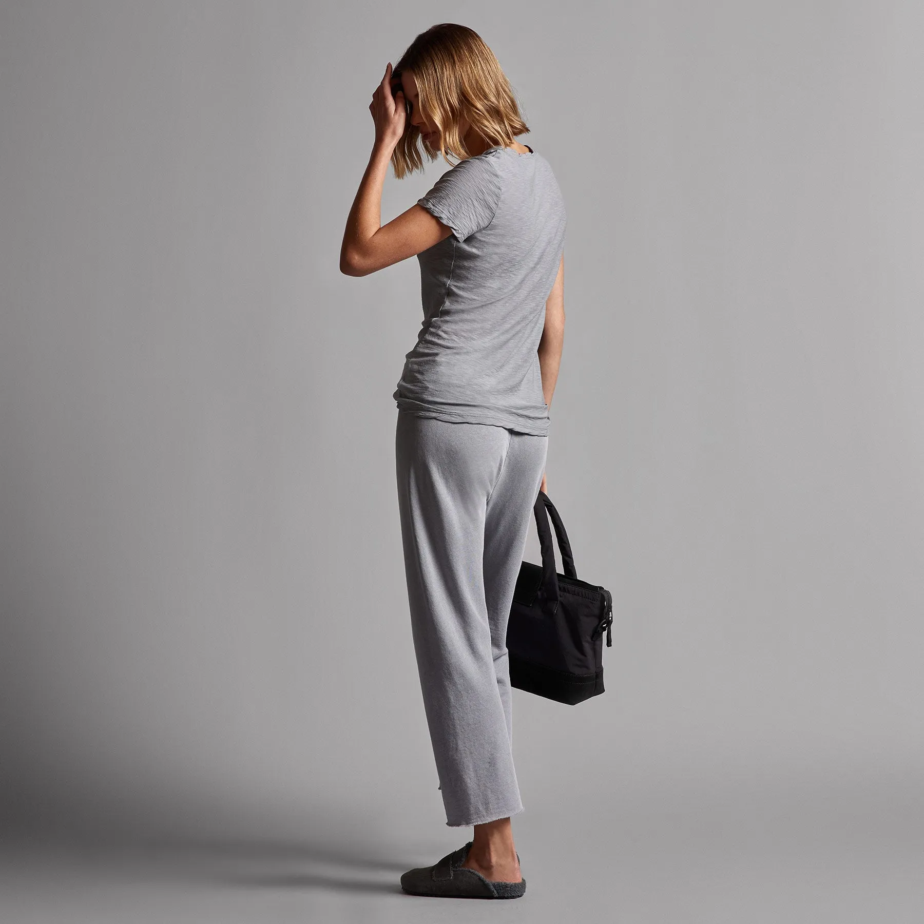 Vintage French Terry Cutoff Sweatpant - Breeze Pigment sold by James Perse product image thumbnail 4