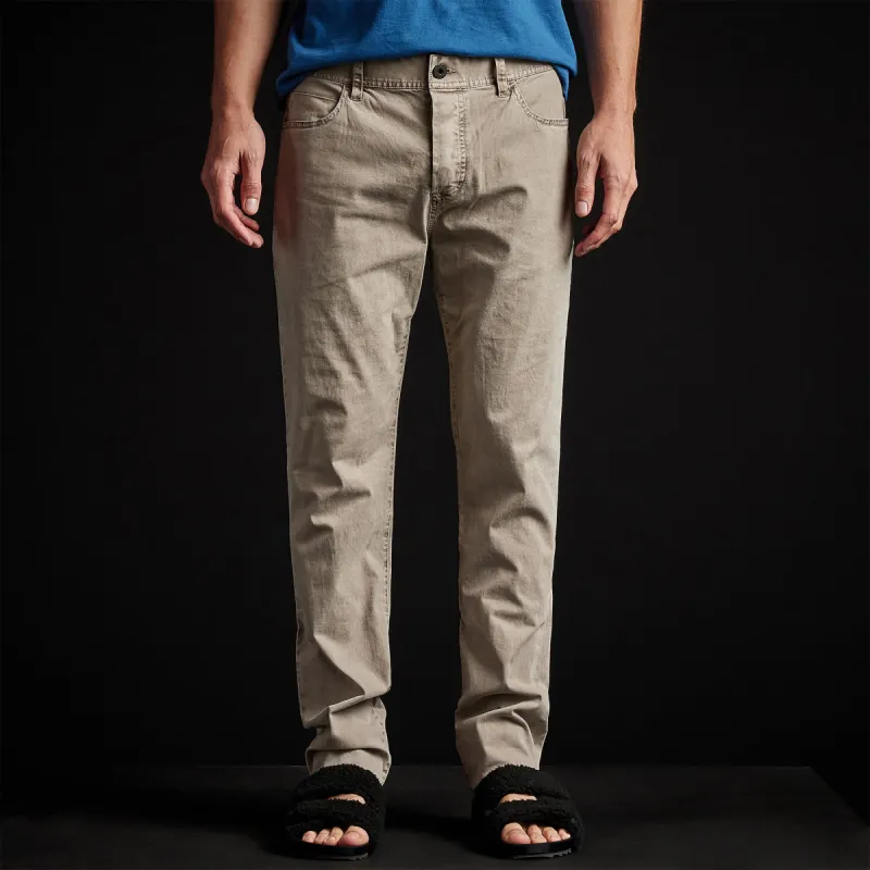 Brushed Twill 5 Pocket Pant - Mineral Pigment sold by James Perse