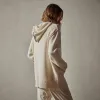 Cotton Cashmere Oversize Hoodie - Ivory sold by James Perse