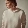 Cotton Cashmere Oversize Hoodie - Ivory sold by James Perse