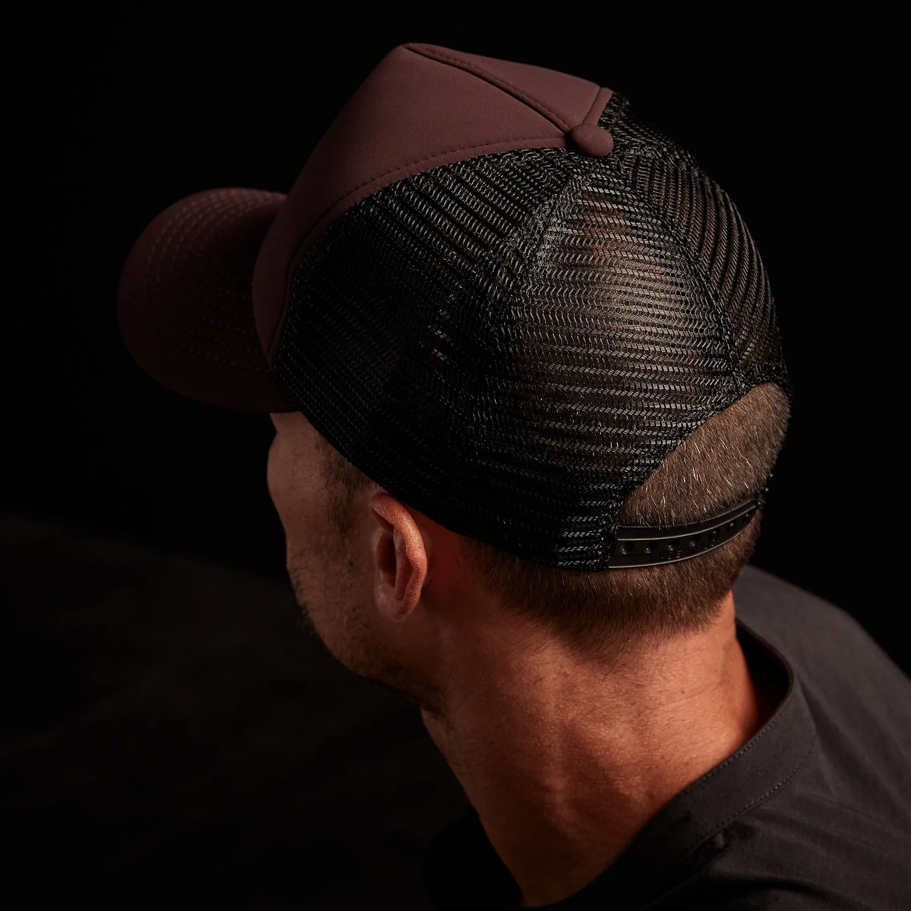 Wave Patch Scuba Trucker Hat - Bordeaux sold by James Perse product image thumbnail 3