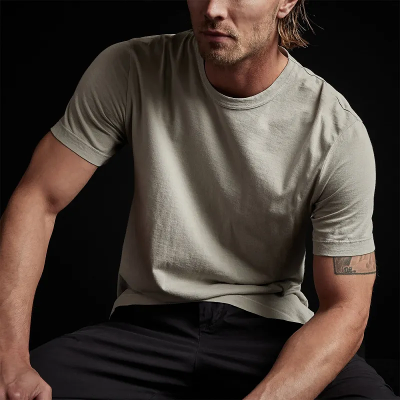 Short Sleeve Crew Neck - Silt Pigment sold by James Perse