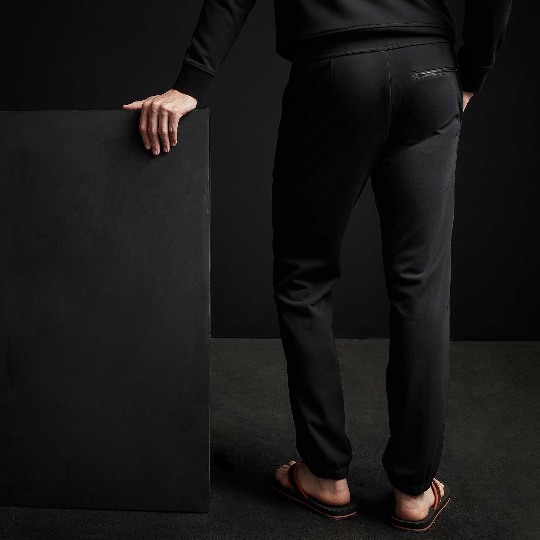 Piped Track Pant - Black sold by James Perse product image thumbnail 4