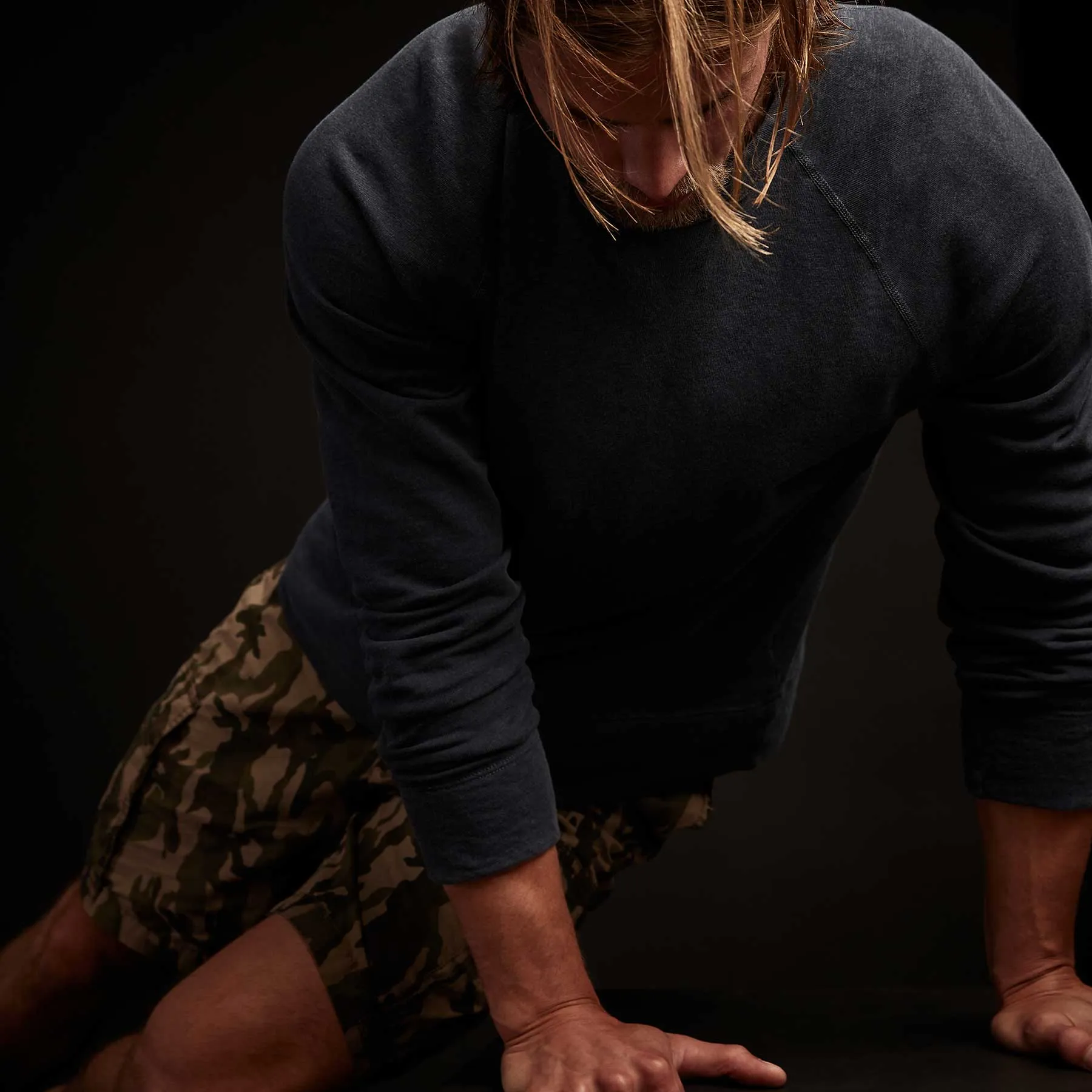 Vintage French Terry Sweatshirt - Deep Pigment sold by James Perse product image thumbnail 3