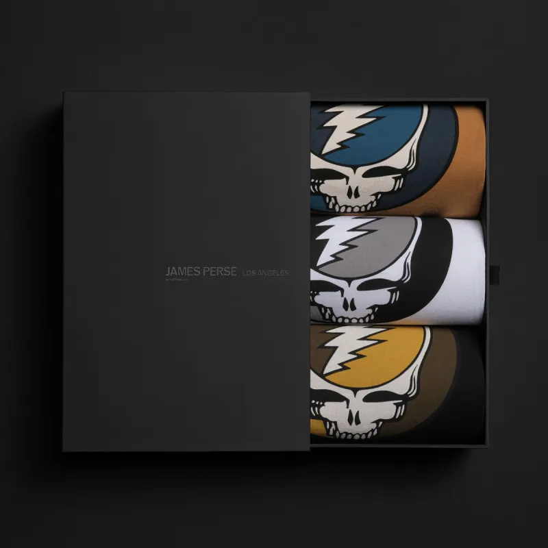 Men's Grateful Dead Long Sleeve Tee Set - Comet/White/Black sold by James Perse