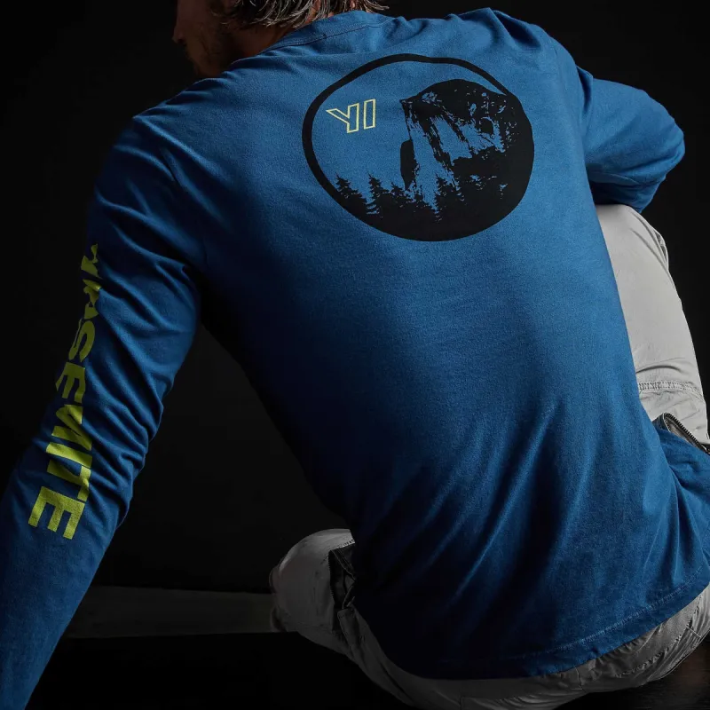 Y/OSEMITE Long Sleeve Crew Neck - Baltic Blue sold by James Perse
