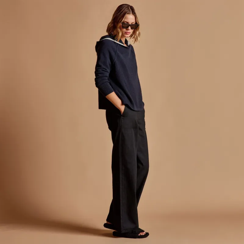 La Paz Cashmere Hoodie - French Navy sold by James Perse