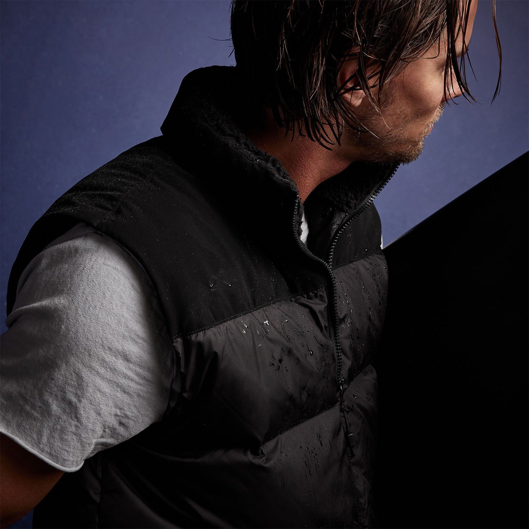 Arctic Surf Puffer Vest - Black sold by James Perse product image thumbnail 2