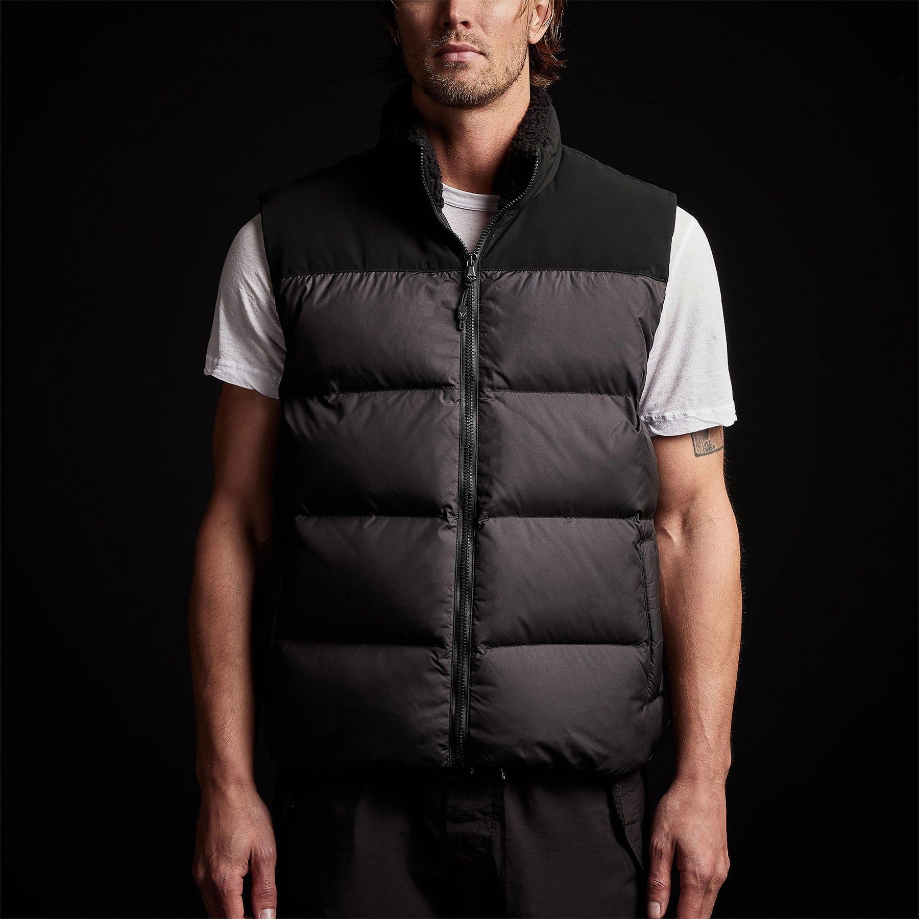 Arctic Surf Puffer Vest - Black sold by James Perse product image thumbnail 3