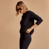 Velvet Sweatshirt - Black sold by James Perse