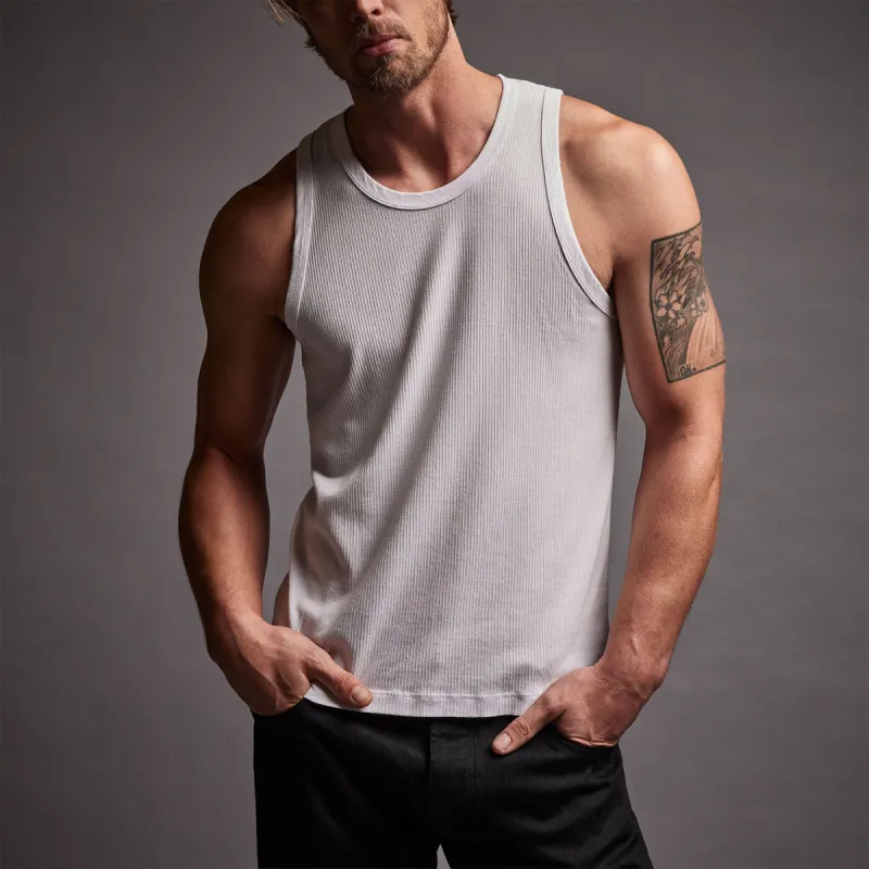 LA Skate Tank - White sold by James Perse