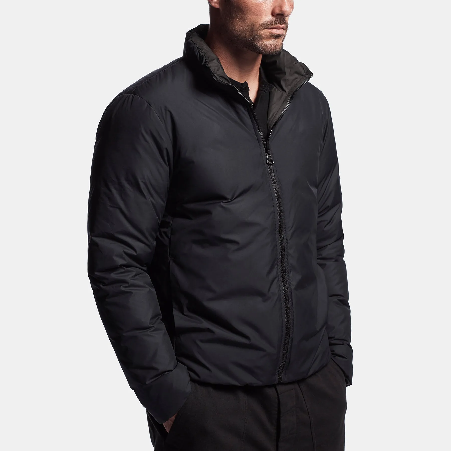 Y/OSEMITE Reversible Down Jacket - Black/Navy sold by James Perse product image thumbnail 3