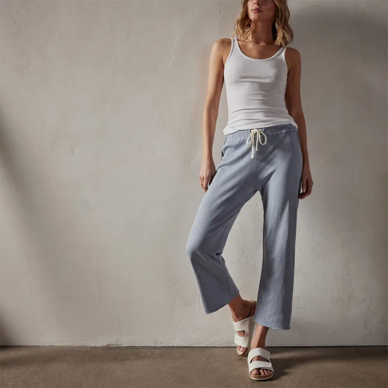 Vintage French Terry Cutoff Sweatpant - Aura Pigment sold by James Perse