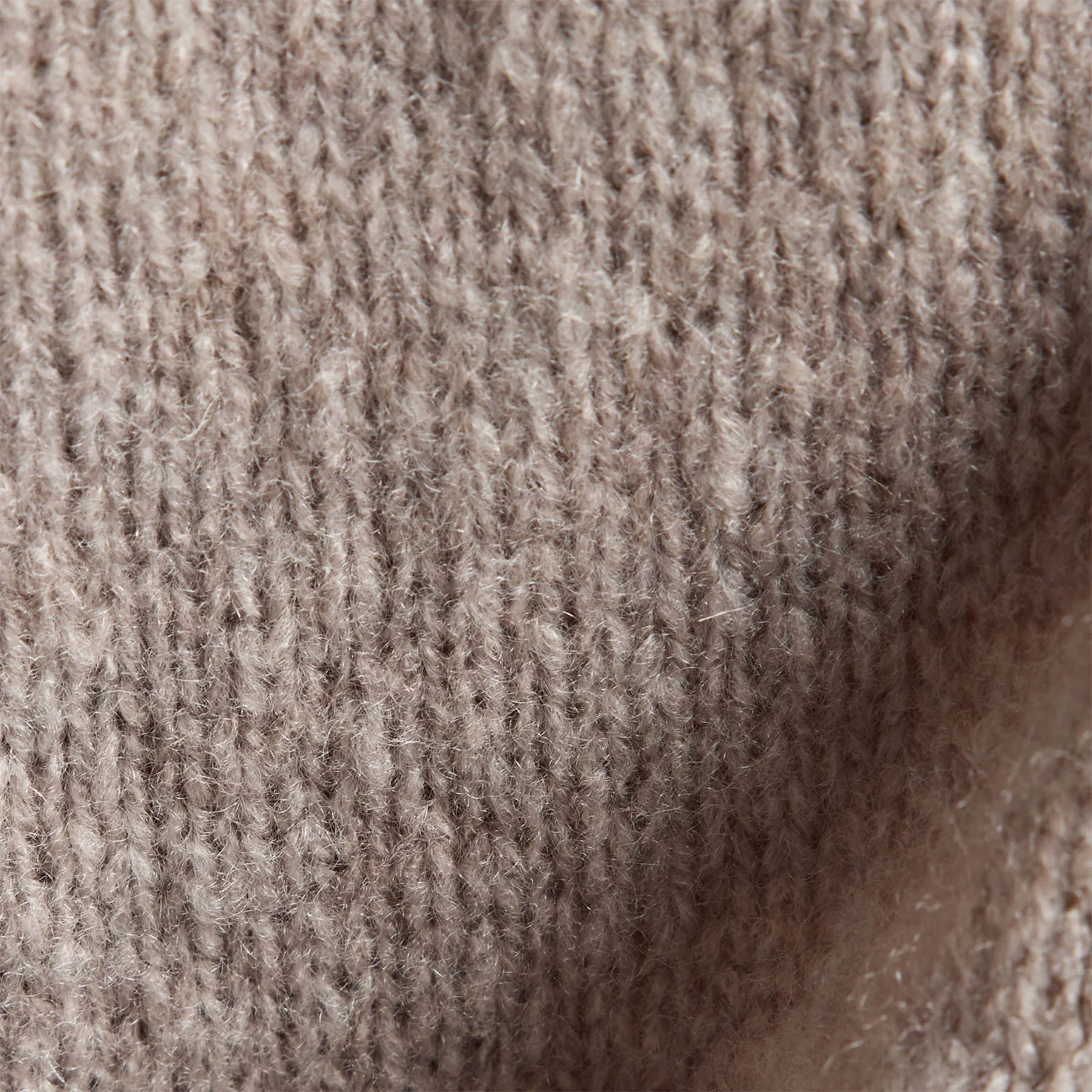 Mid Gauge Funnel Neck Sweater - Silver Wheat sold by James Perse product image thumbnail 5