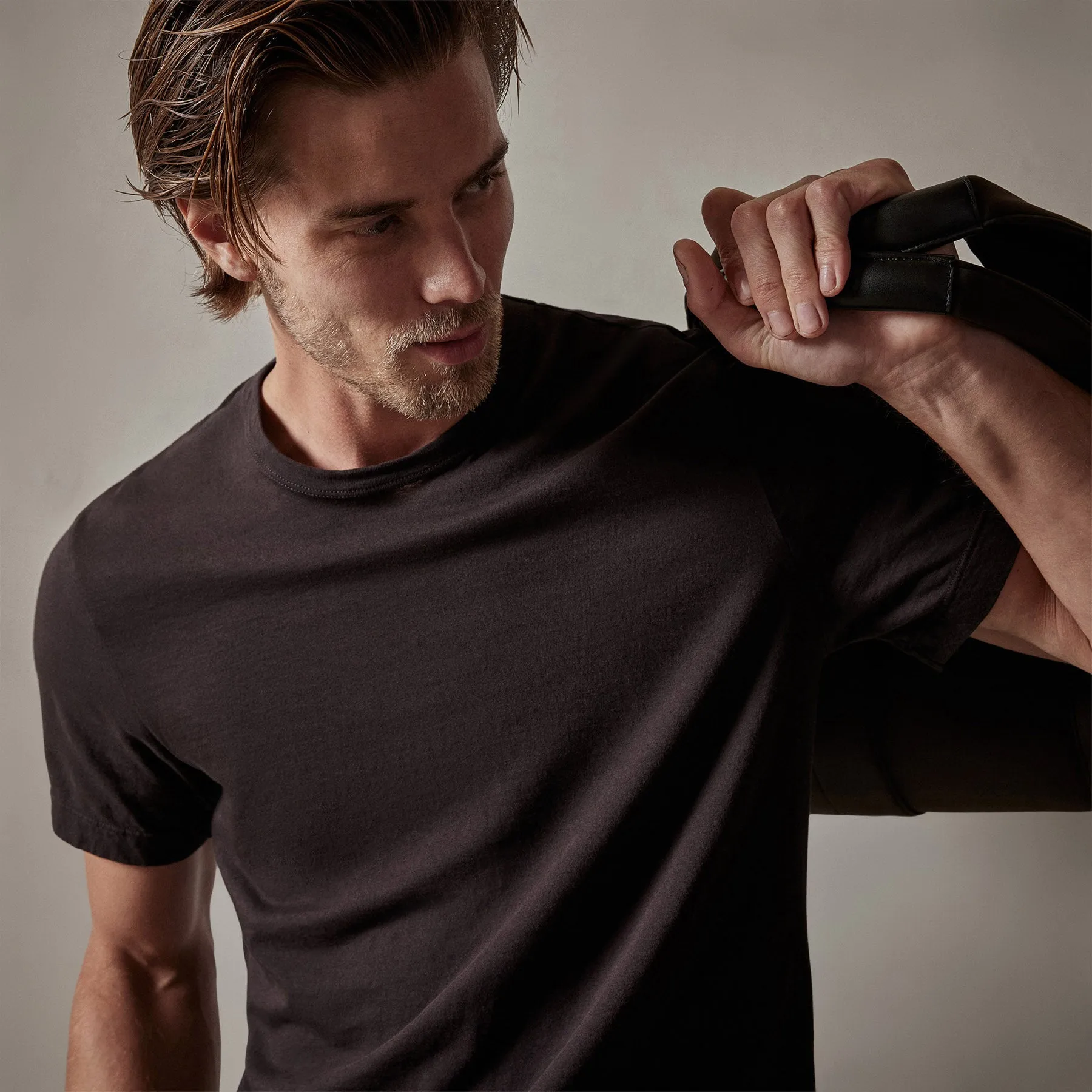 Short Sleeve Crew Neck - Kona sold by James Perse product image thumbnail 3