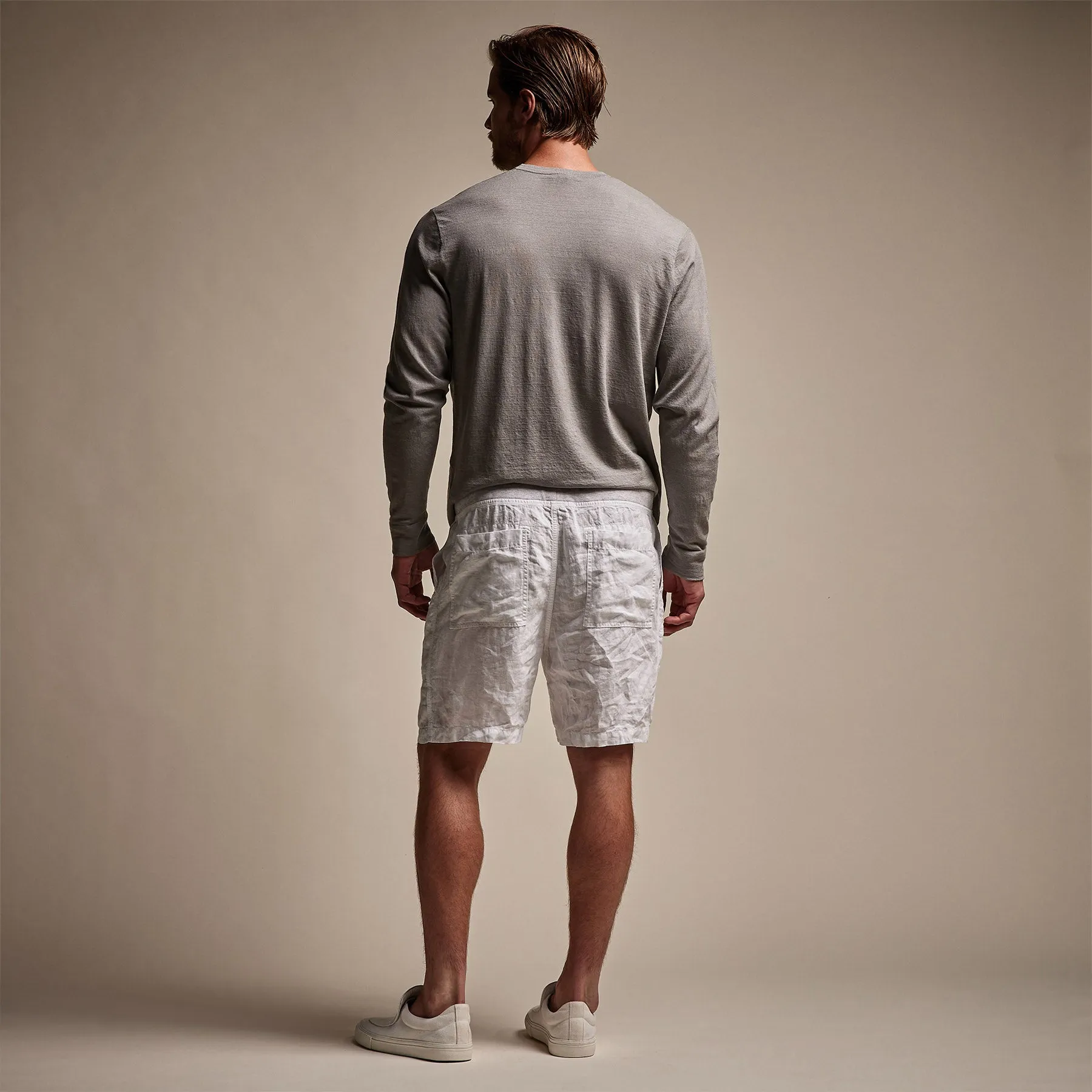 Utility Linen Short - White sold by James Perse product image thumbnail 4