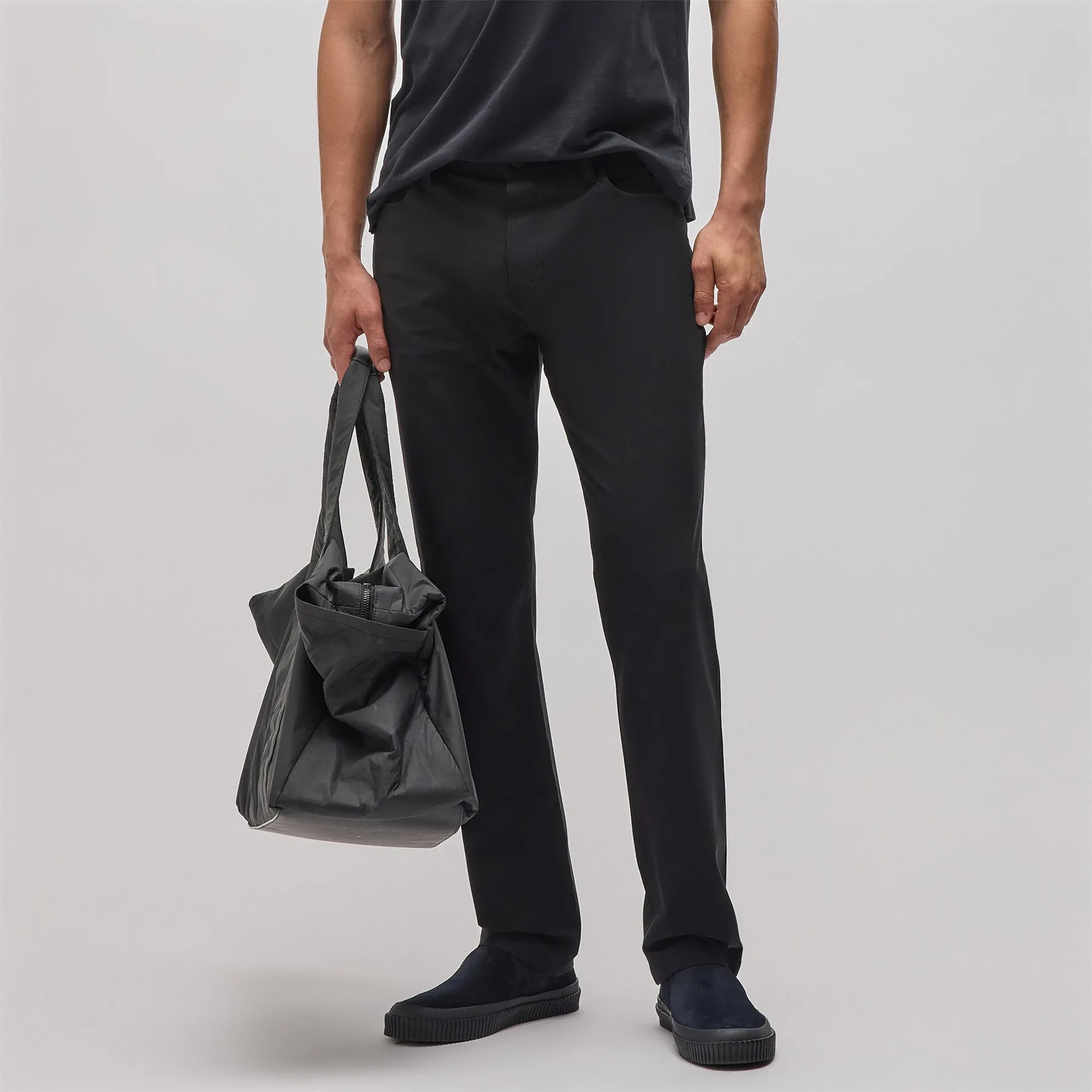 5 Pocket Performance Pant - Black sold by James Perse
