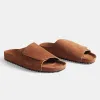 Women's Suede Slide - Tawny sold by James Perse