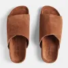 Women's Suede Slide - Tawny sold by James Perse