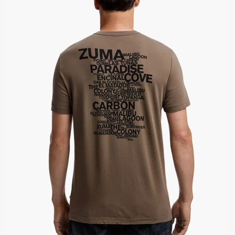 Malibu Beach Graphic Tee - Platoon/Indian Ink made by James Perse