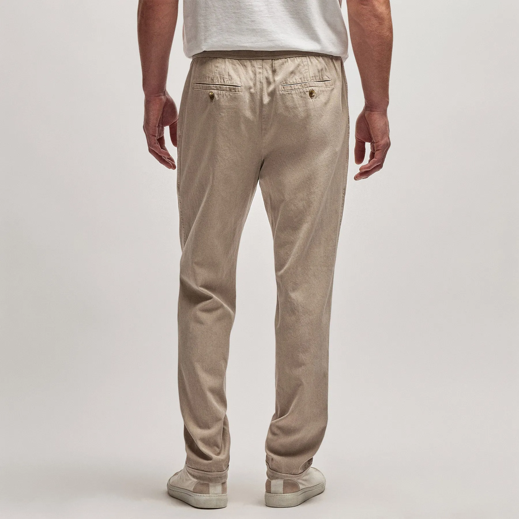 Cotton Twill Pant - Toast Pigment sold by James Perse product image thumbnail 4