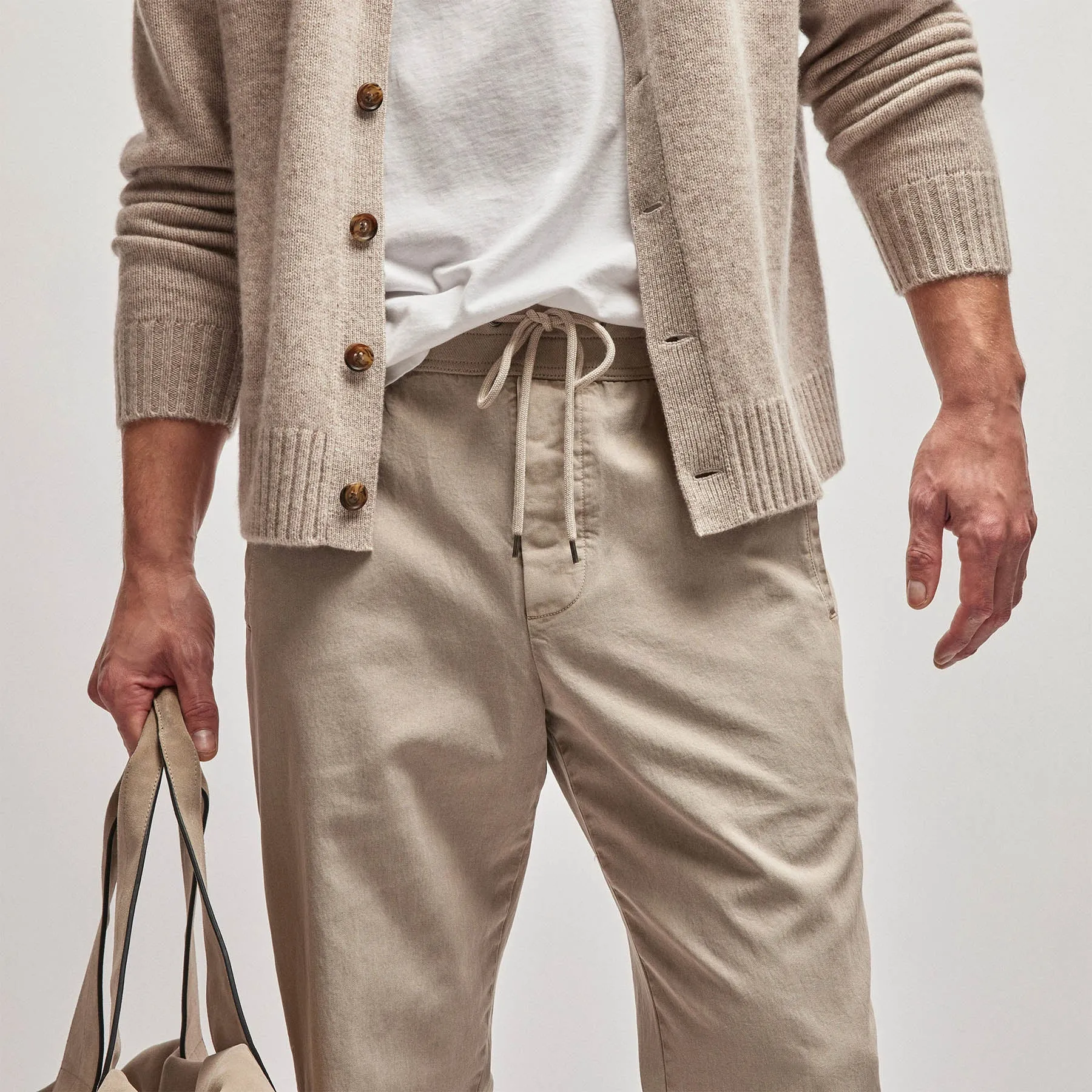 Cotton Twill Pant - Toast Pigment sold by James Perse product image thumbnail 5