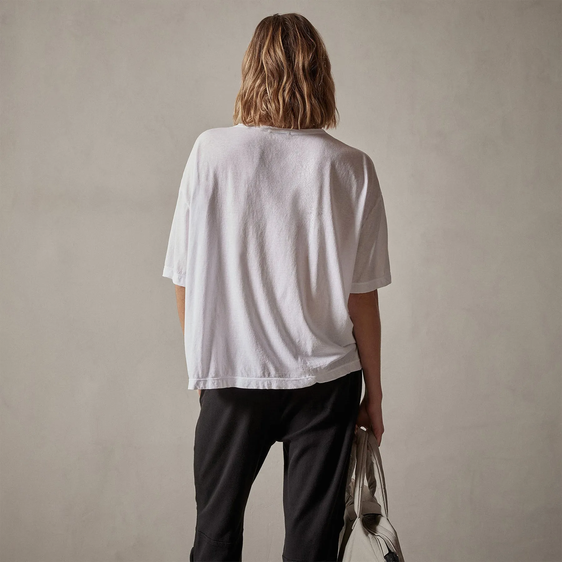 Oversized Boxy Tee - White sold by James Perse product image thumbnail 5
