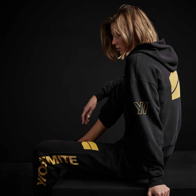 Graphic Pullover Hoodie - Black sold by James Perse