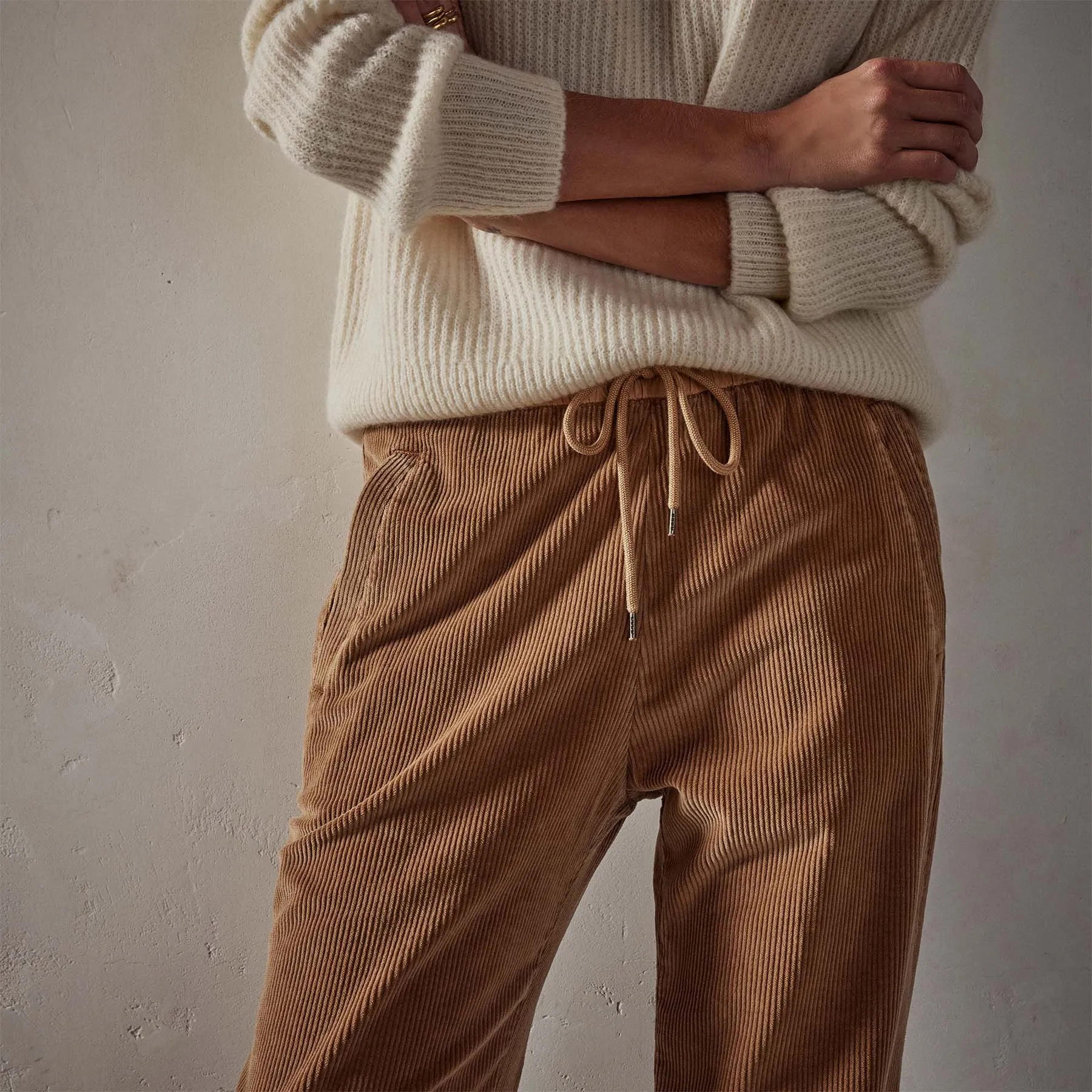 Wide Leg Corduroy Pant - Copper Pigment sold by James Perse product image thumbnail 3