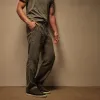 Relaxed Linen Pant - Palm Pigment sold by James Perse