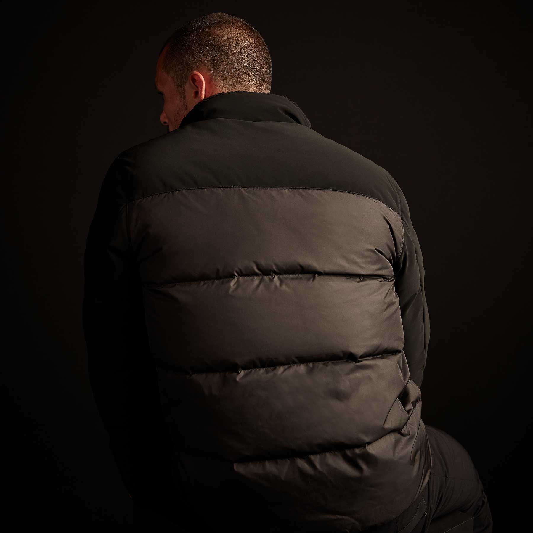 Mixed Media Down Jacket - Black sold by James Perse product image thumbnail 4