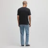 Cotton Jersey Crew - Black sold by James Perse