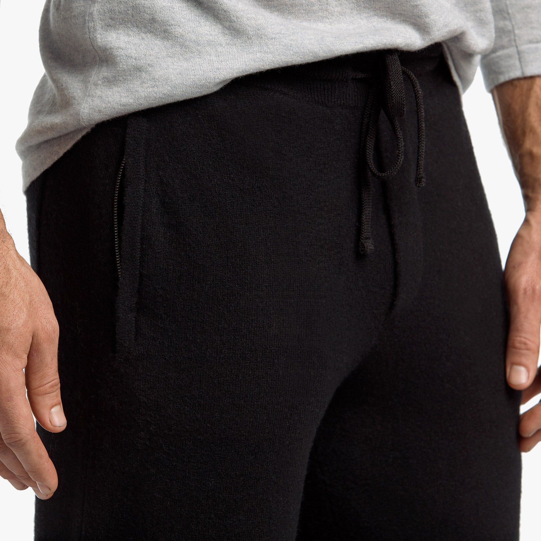 Baby Cashmere Track Pant - Black sold by James Perse product image thumbnail 4
