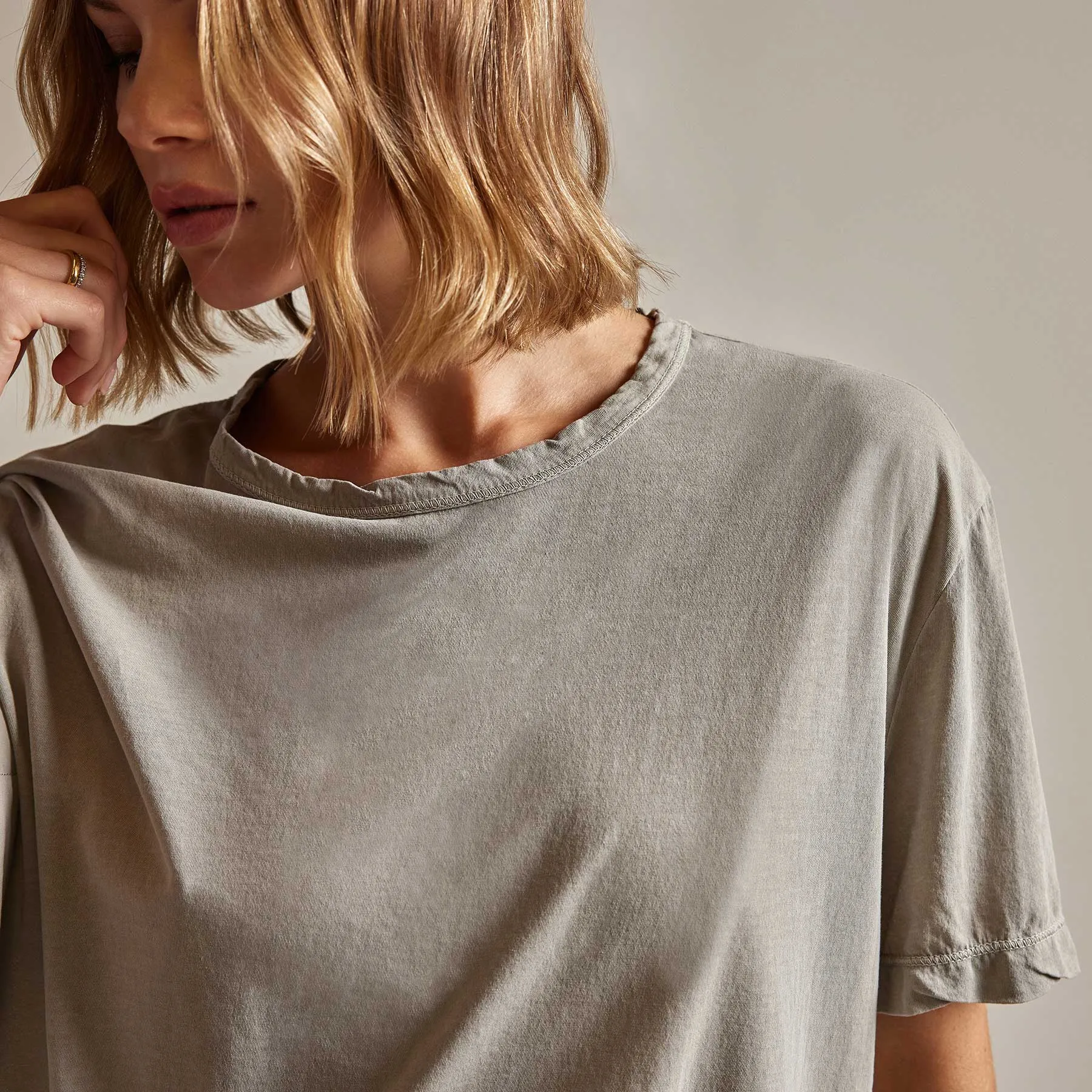 Oversized Boxy Tee - Dapple Pigment sold by James Perse product image thumbnail 3