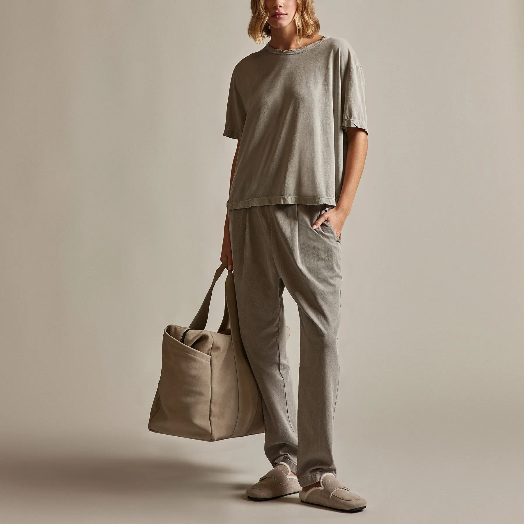 Oversized Boxy Tee - Dapple Pigment sold by James Perse product image thumbnail 2