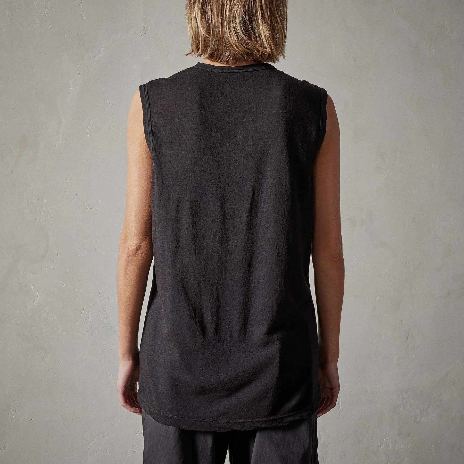 Crepe Jersey Muscle Crew - Black sold by James Perse product image thumbnail 4