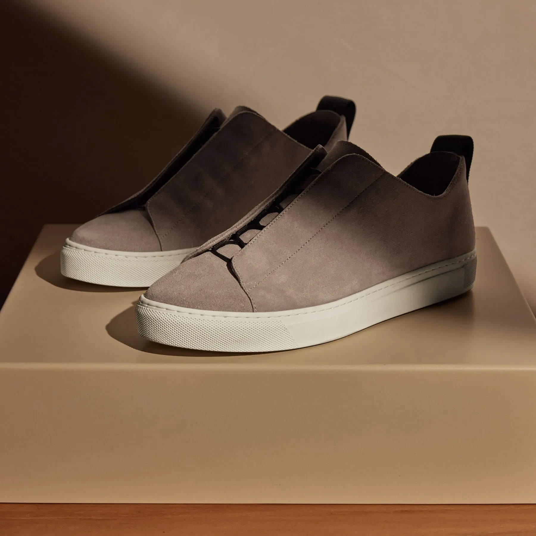 Men's Suede Solstice Sneaker - Earth sold by James Perse product image thumbnail 2