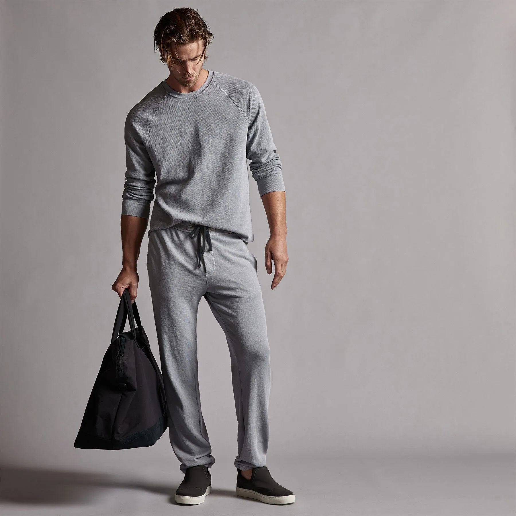 Vintage French Terry Sweatpant - Breeze Pigment sold by James Perse