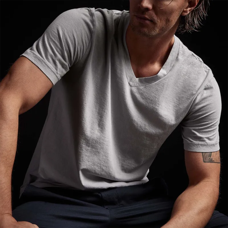 Short Sleeve V Neck - Arctic Pigment sold by James Perse
