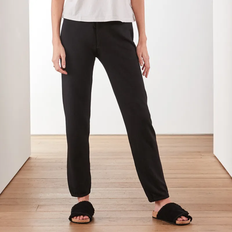 Vintage French Terry Sweatpant - Black sold by James Perse